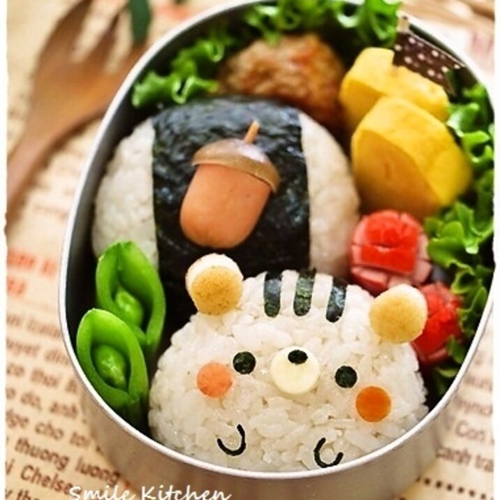 キャラ弁 コロコロ リスちゃんおにぎり レシピ 作り方 By Mai Mai 楽天レシピ キャラ弁 コロコロ リスちゃんおにぎり レシピ 作り方 By Mai Mai 楽天レシピ